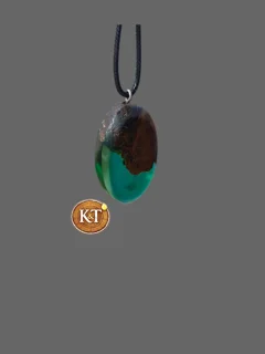 گردنبند  چوب سنجد و رزین